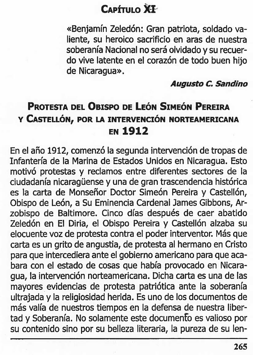 carta-obispo-simeon-pereira-y-castellon-nicaragua